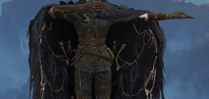 Elden Ring Armour Mods Armour Elden Ring Mods   Raptors Black Feathers On Leather Armor 1 720x340 